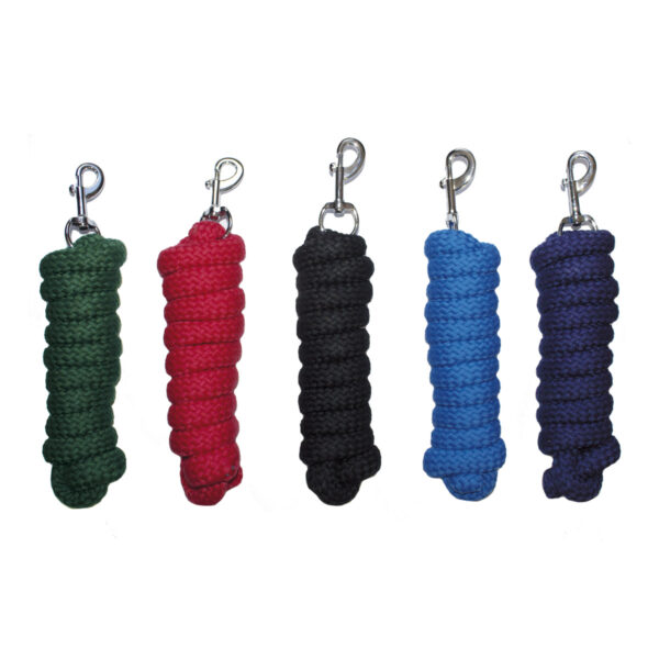 Longhina in cotone con moschettone cromato