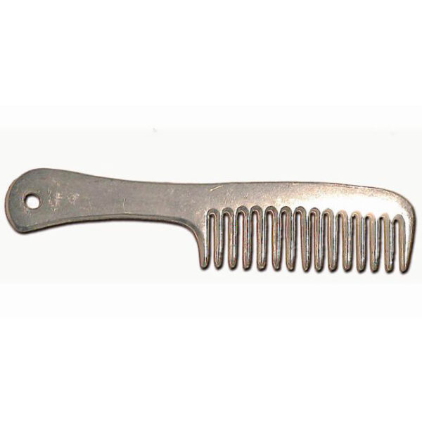 Pettine di alluminio con manico